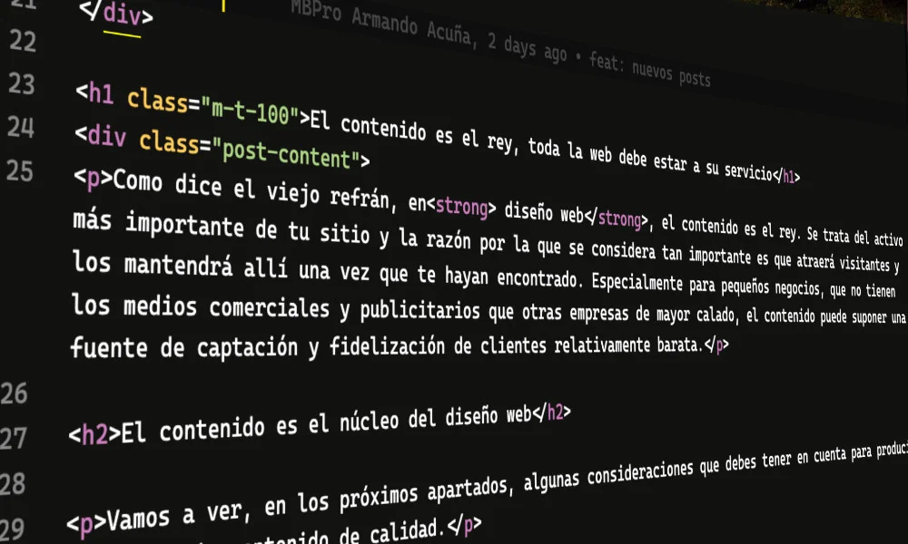 El contenido es la pieza fundamental en tu web
